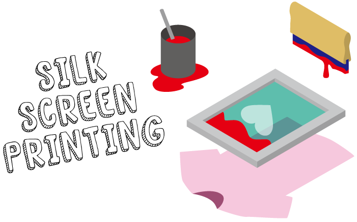 オリジナルTシャツの基本シルクスクリーンプリント