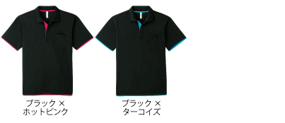 00339AYPドライレイヤードポロシャツ＿カラー